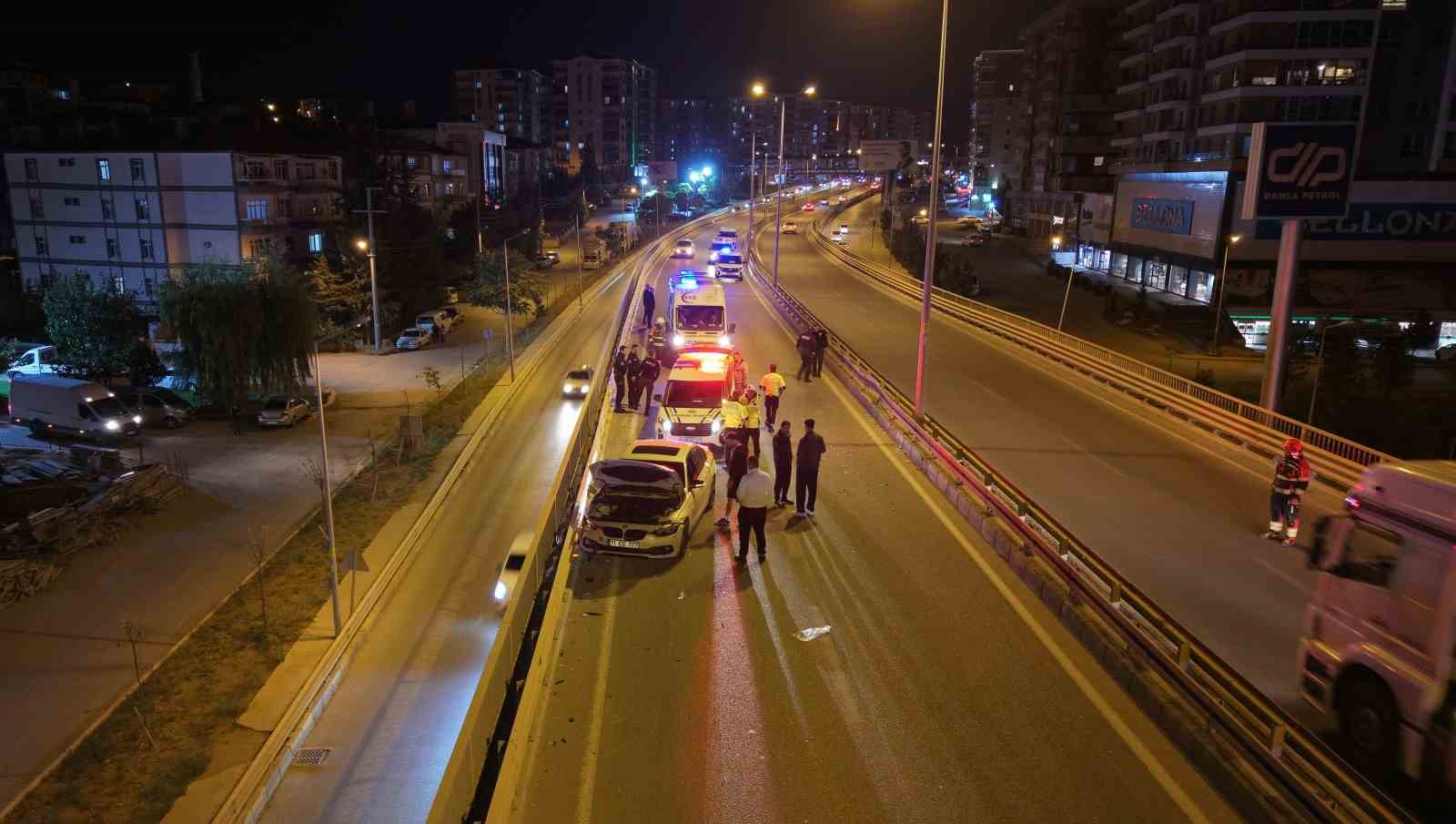 Kırıkkale’de iki otomobil çarpıştı: 2 yaralı