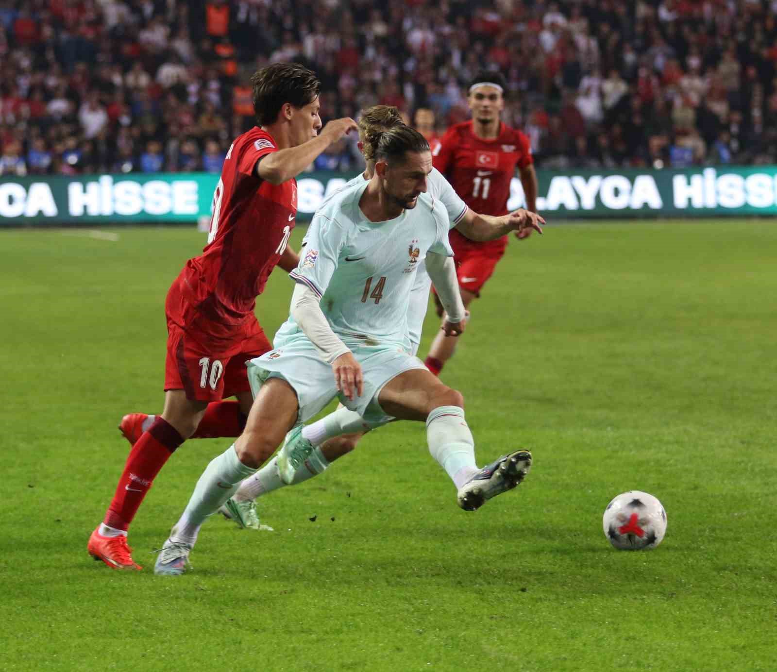 UEFA Uluslar Ligi: Türkiye: 0 - Fransa: 1 (Maç sonucu)