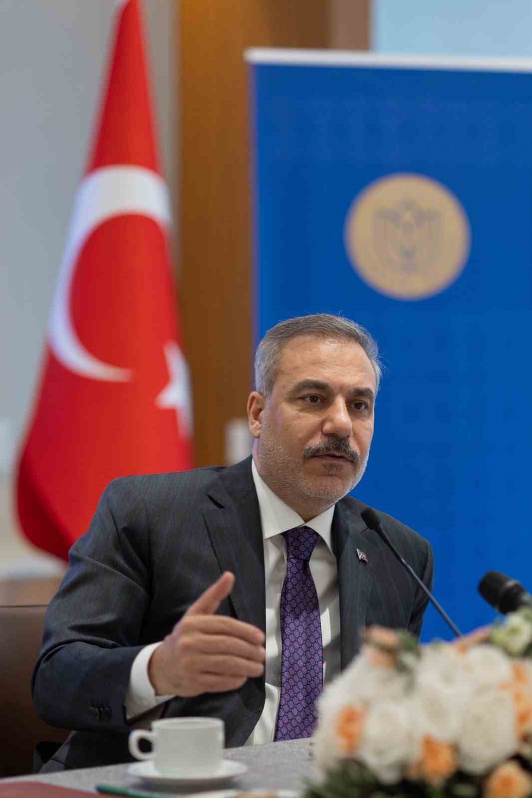 Bakan Fidan, ABD’li düşünce kuruluşlarından temsilcilerin ve akademisyenlerin sorularını yanıtladı