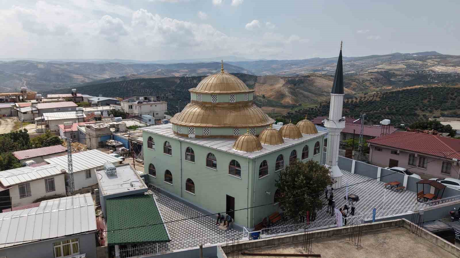 Asrın felaketinin ardından Hatay’da inşa edilen 135’inci cami ibadete açıldı