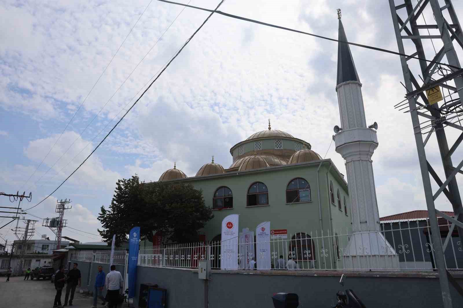 Asrın felaketinin ardından Hatay’da inşa edilen 135’inci cami ibadete açıldı