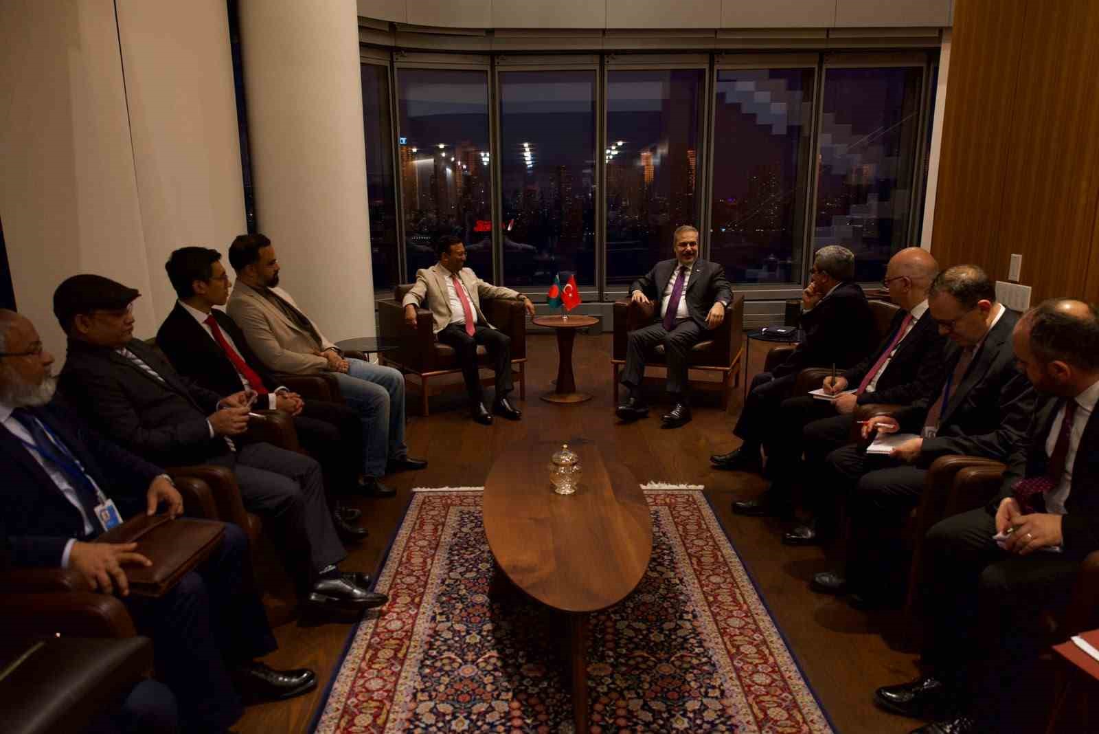 Bakan Fidan, Bangladeş Dışişleri Devlet Bakanı Kobir’i kabul etti