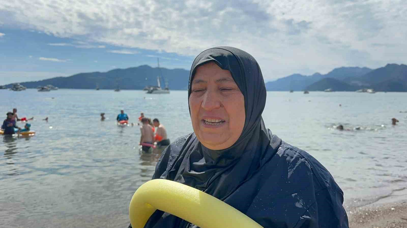 Marmaris’in en özel misafirleri ‘İlk kez denizi Marmaris’te gördüler’