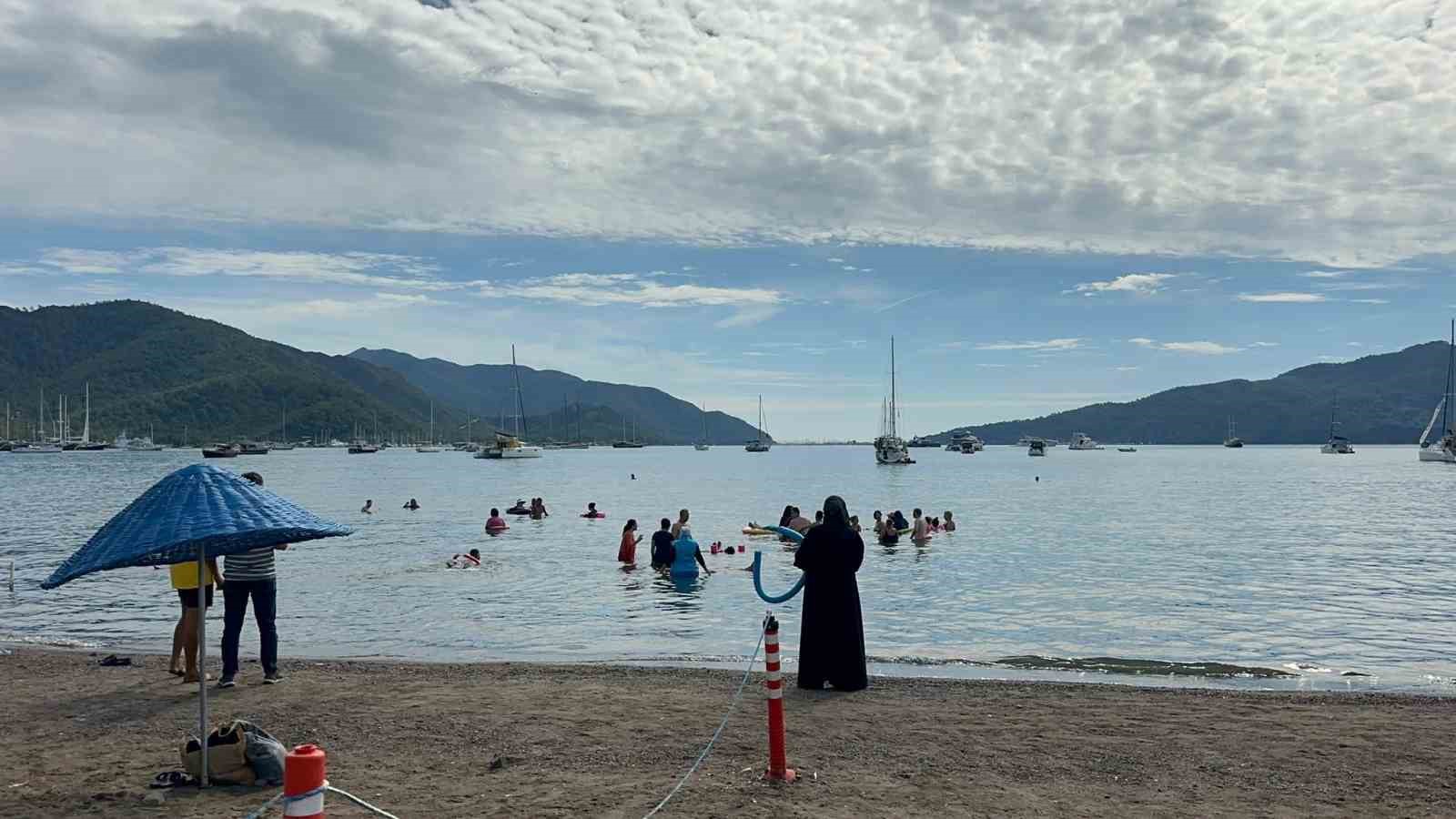 Marmaris’in en özel misafirleri ‘İlk kez denizi Marmaris’te gördüler’