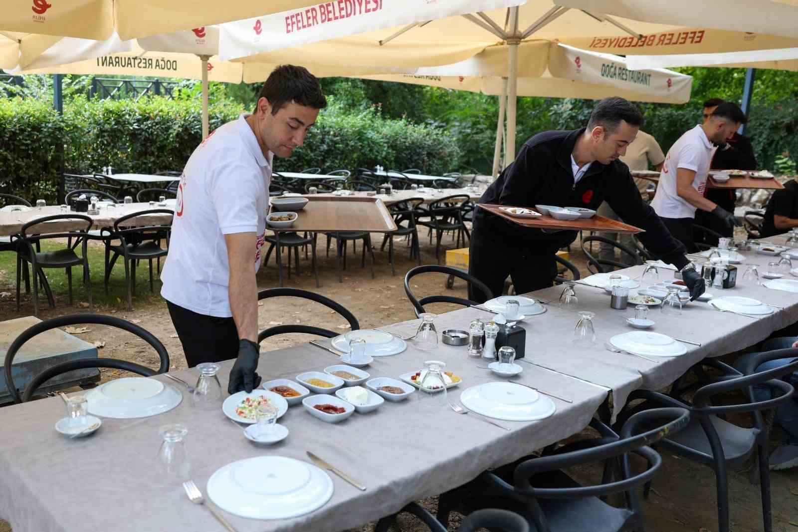 Efeler Belediyesi Doğa Restaurant güne böyle başlamak isteyenlerin adresi oldu