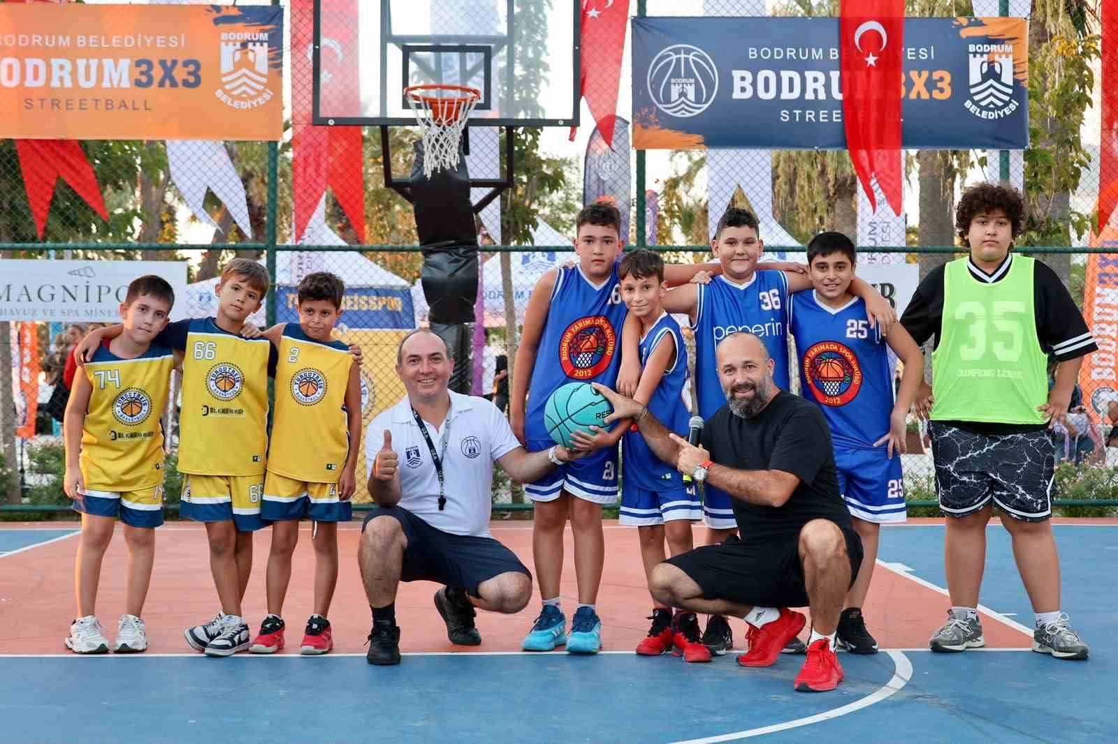 Turgutreis’te basketbol şöleni başladı