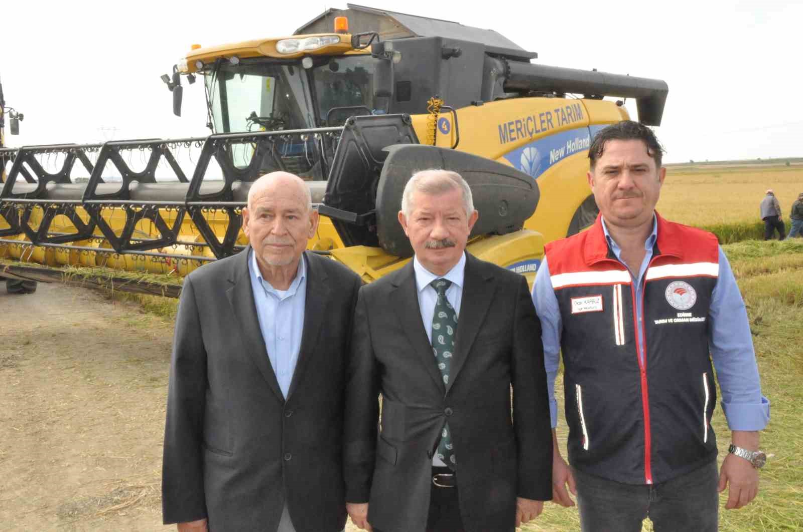 Çeltikte hasat başladı