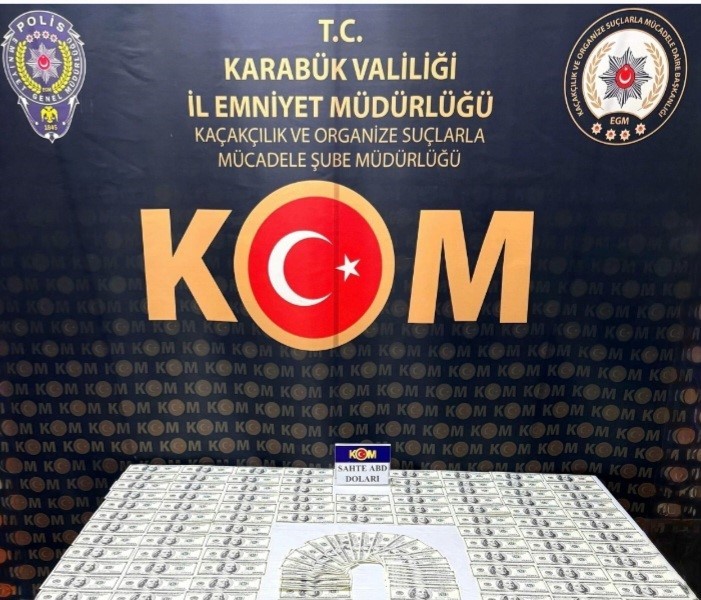 Karabük’te sahte 11 bin 700 dolar ele geçirildi