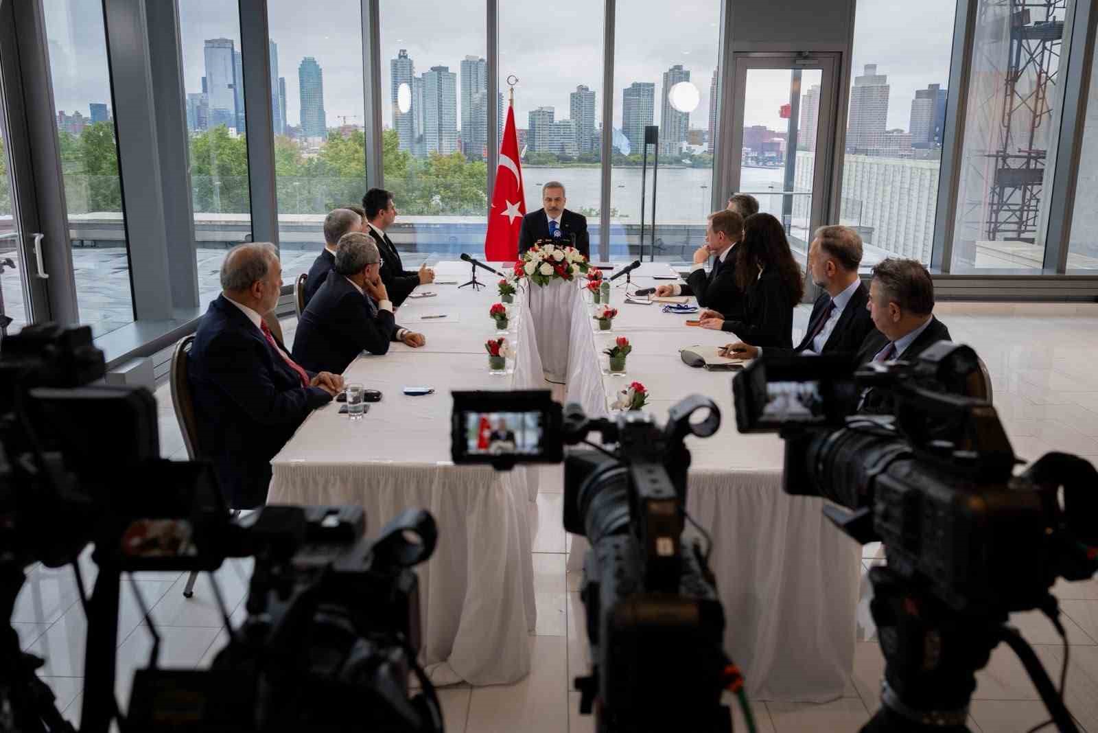 Bakan Fidan’dan BM değerlendirmesi: "Tüm toplantılarda İsrail’in soykırım politikalarını, işgal ve ilhak faaliyetlerini gündeme getirdik"