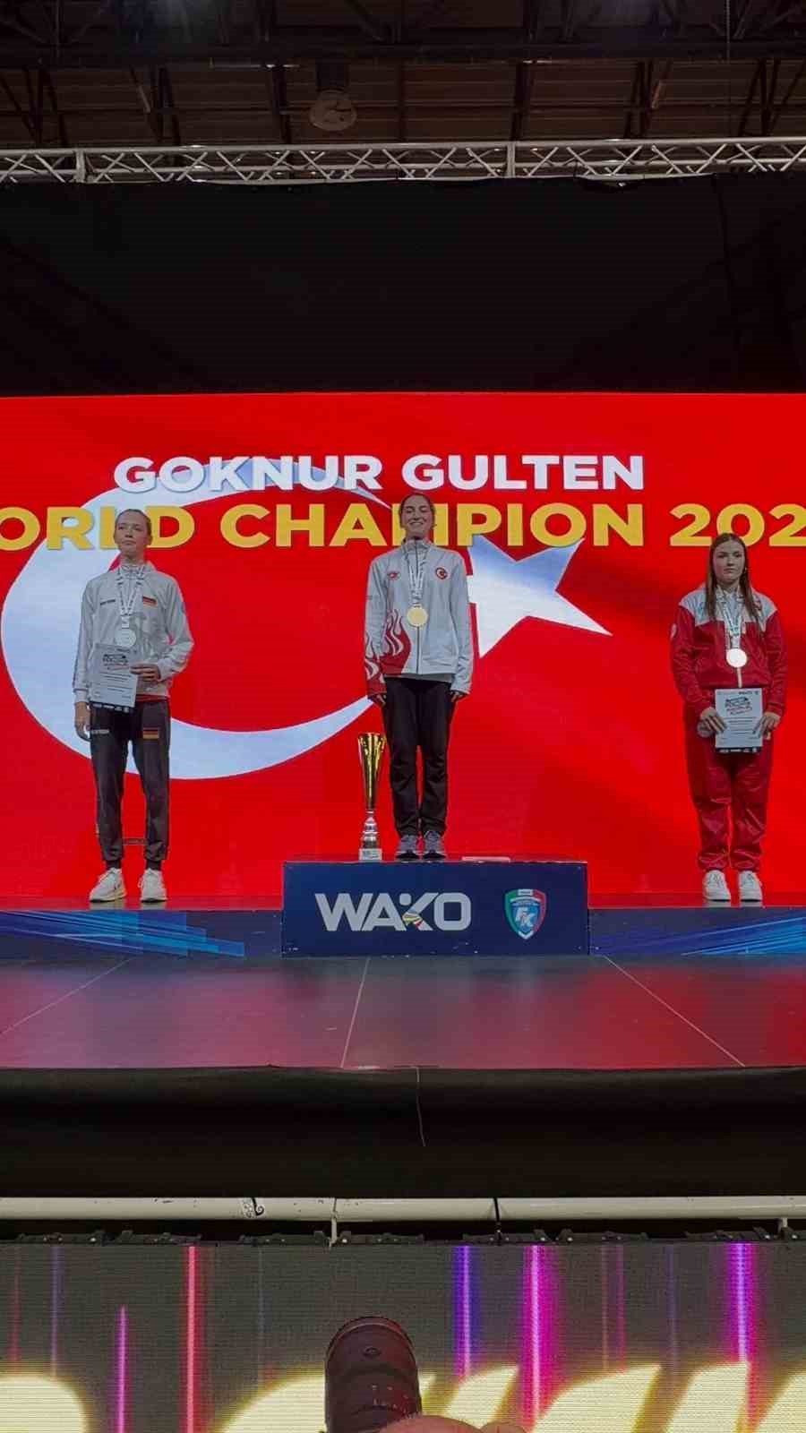 Samsunlu Göknur Gülten, dünya şampiyonu oldu