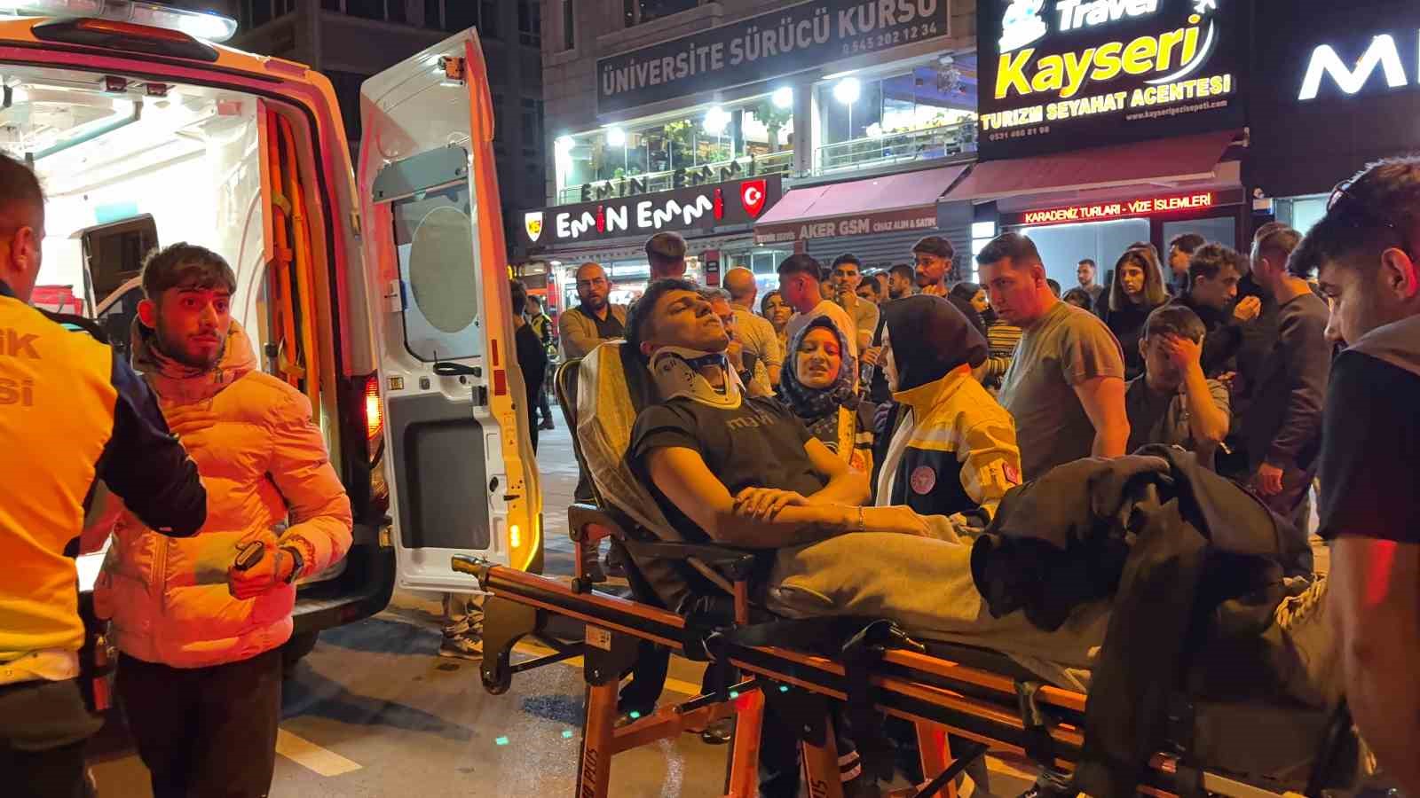 Kayseri’de motosiklet yolun karşısına geçmeye çalışan çocuğa çarptı: 2’si ağır, 3 yaralı