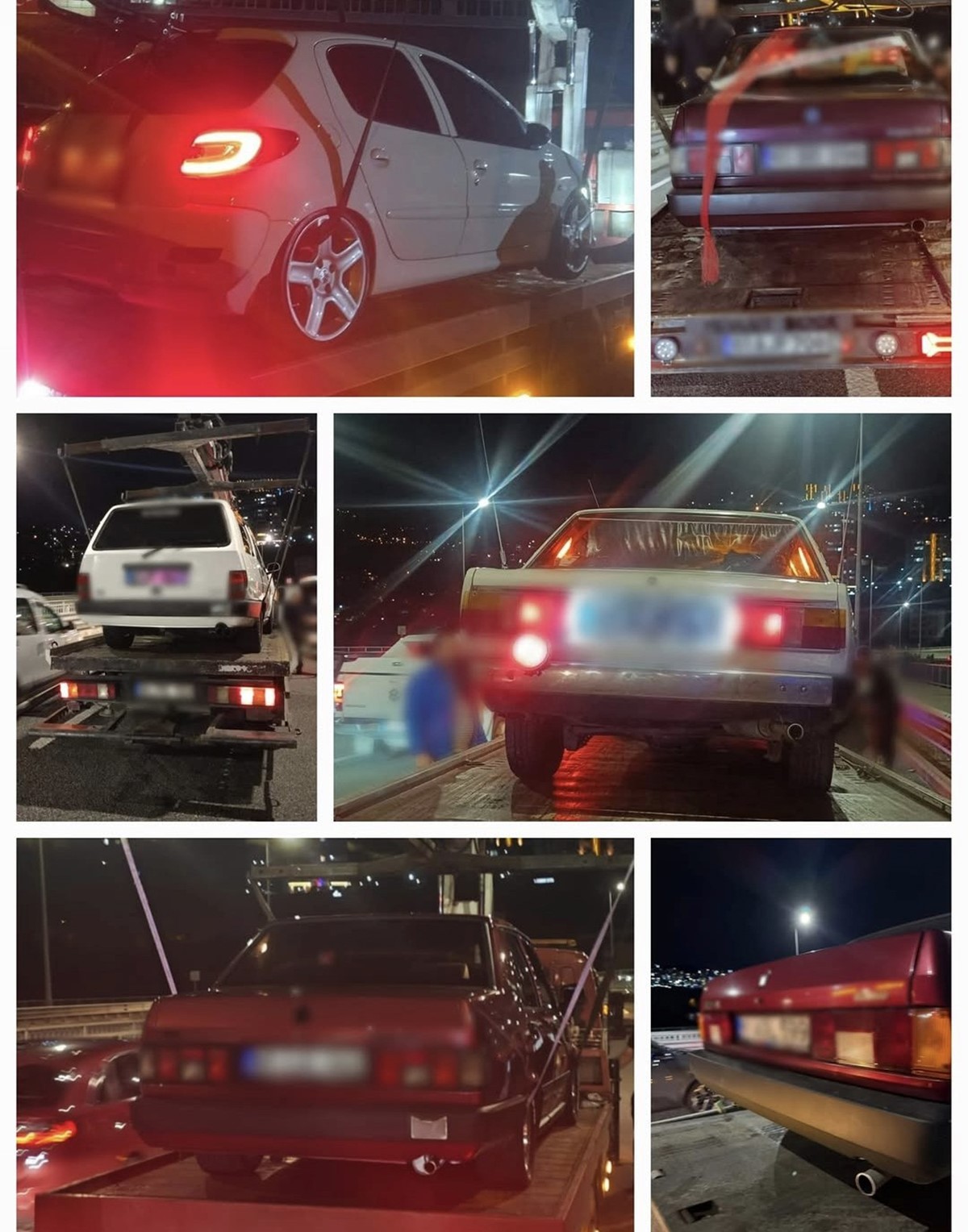 Trafiği tehlikeye düşürdüler, 100 bin liranın üzerinde cezaya çarptırıldılar