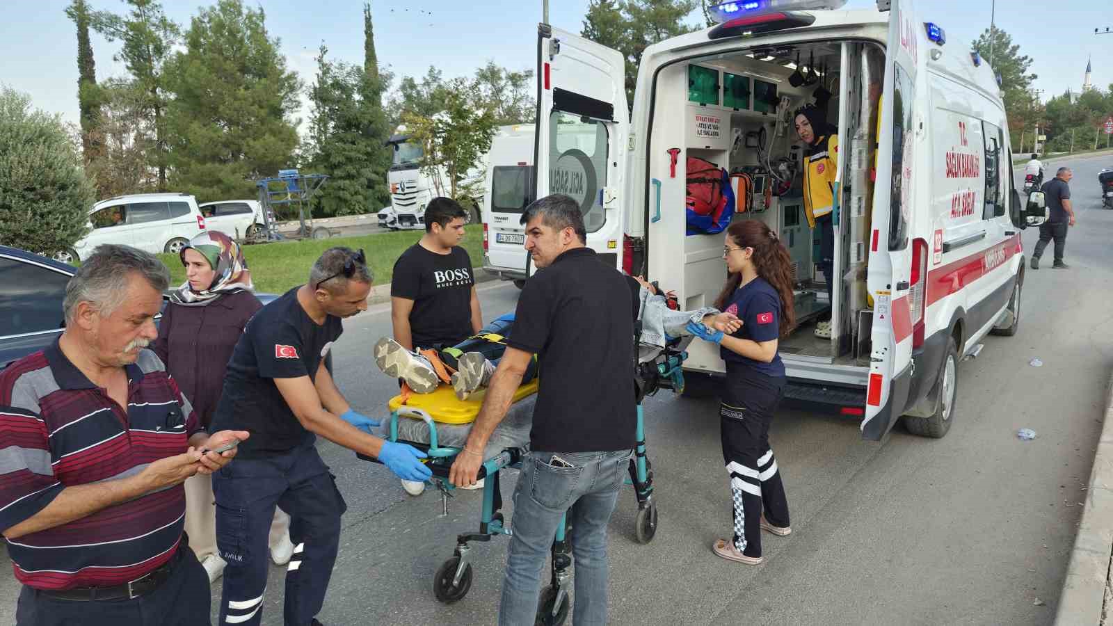 Adıyaman’da motosiklet kazasında 1 kişi yaralandı