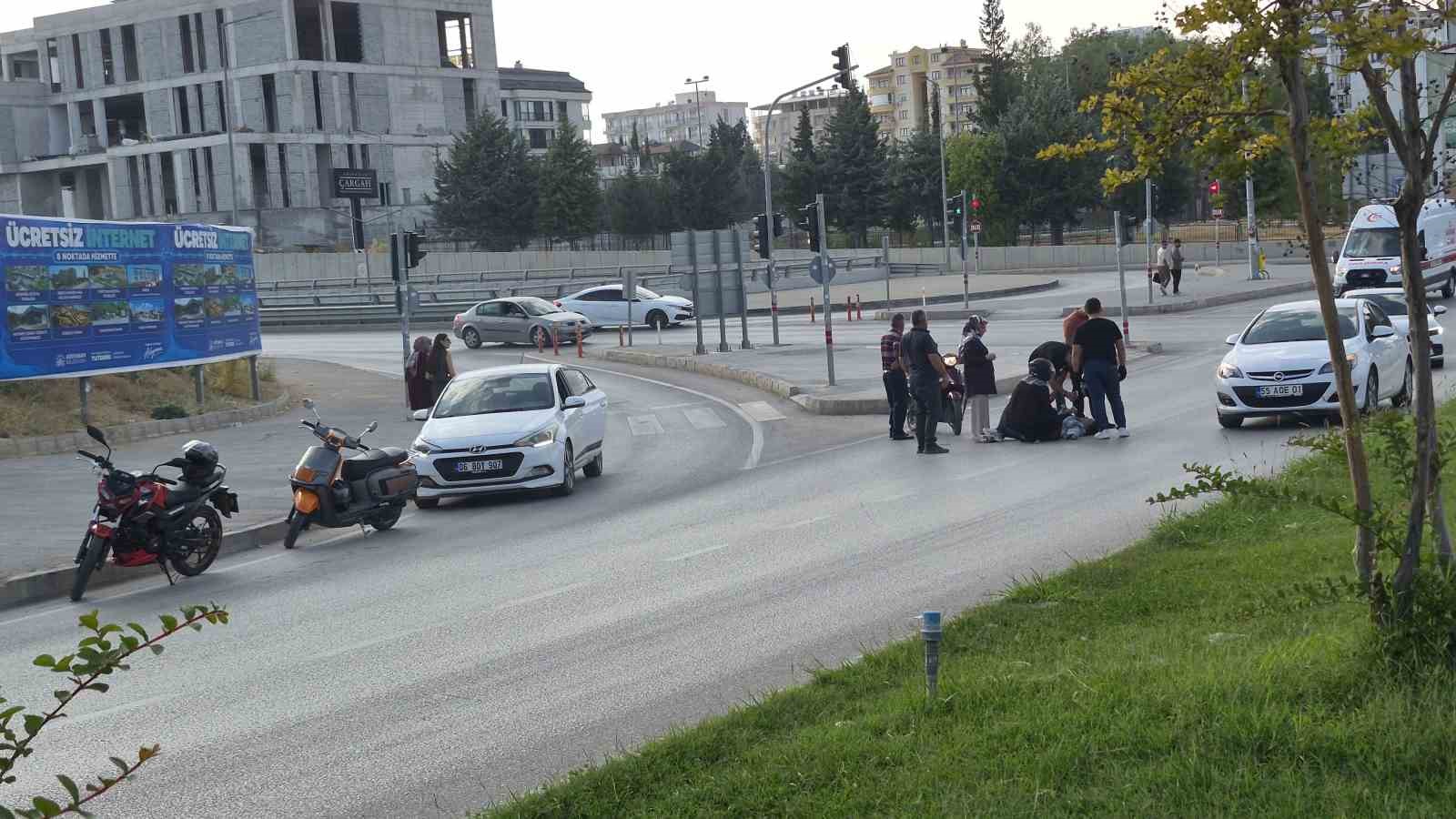 Adıyaman’da motosiklet kazasında 1 kişi yaralandı