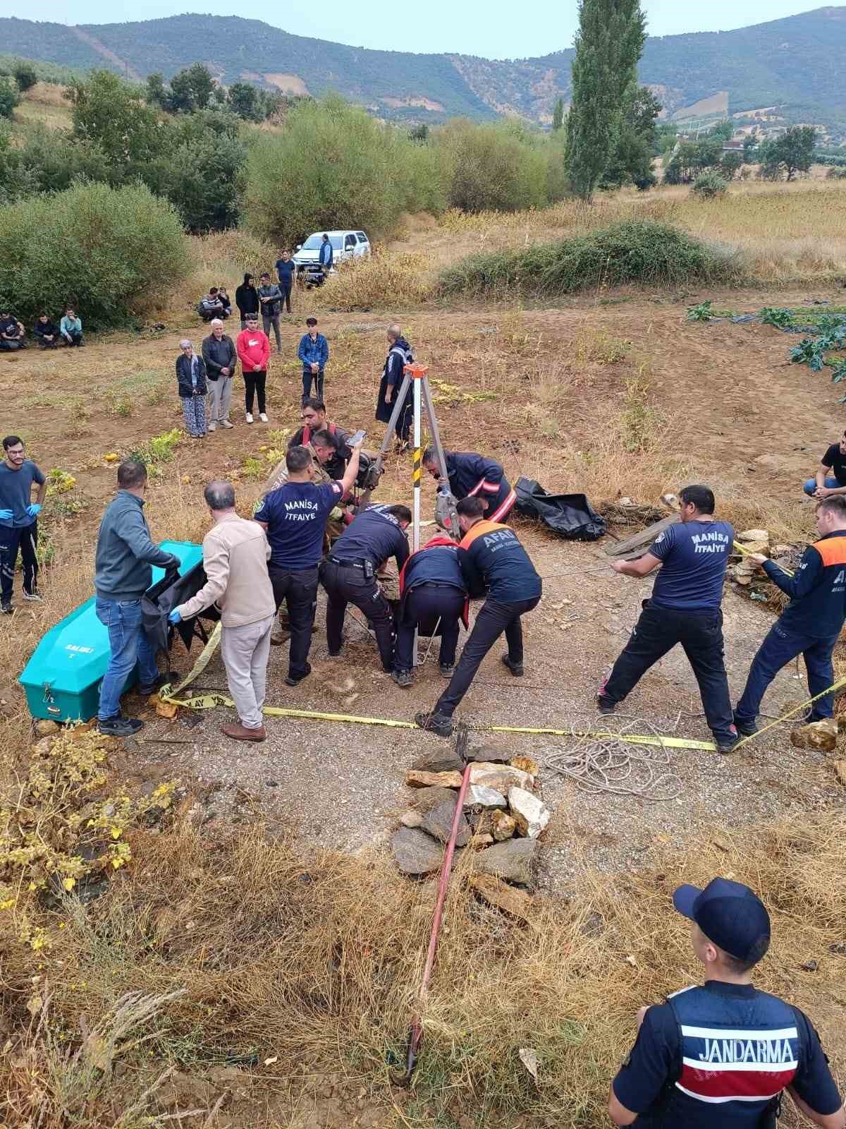 Manisa’da alzaymır hastası kadının cesedi su kuyusunda bulundu