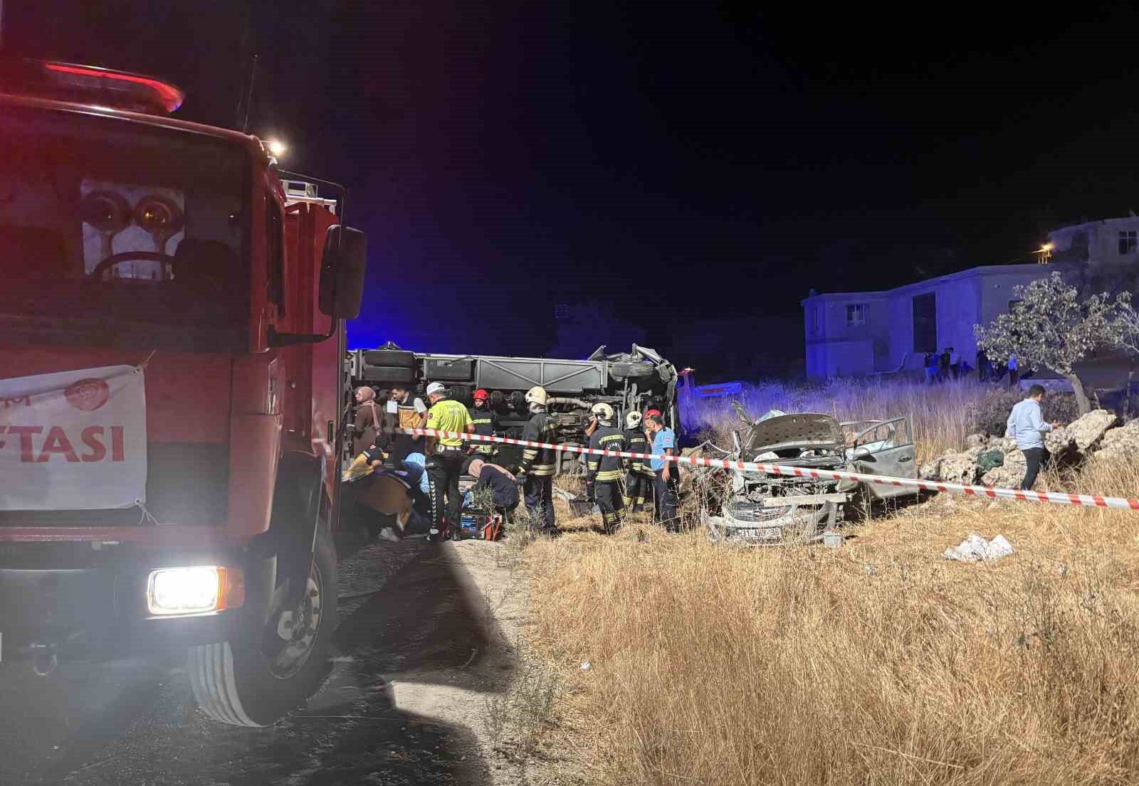 Gaziantep’te feci kaza: 5 ölü, 13 yaralı