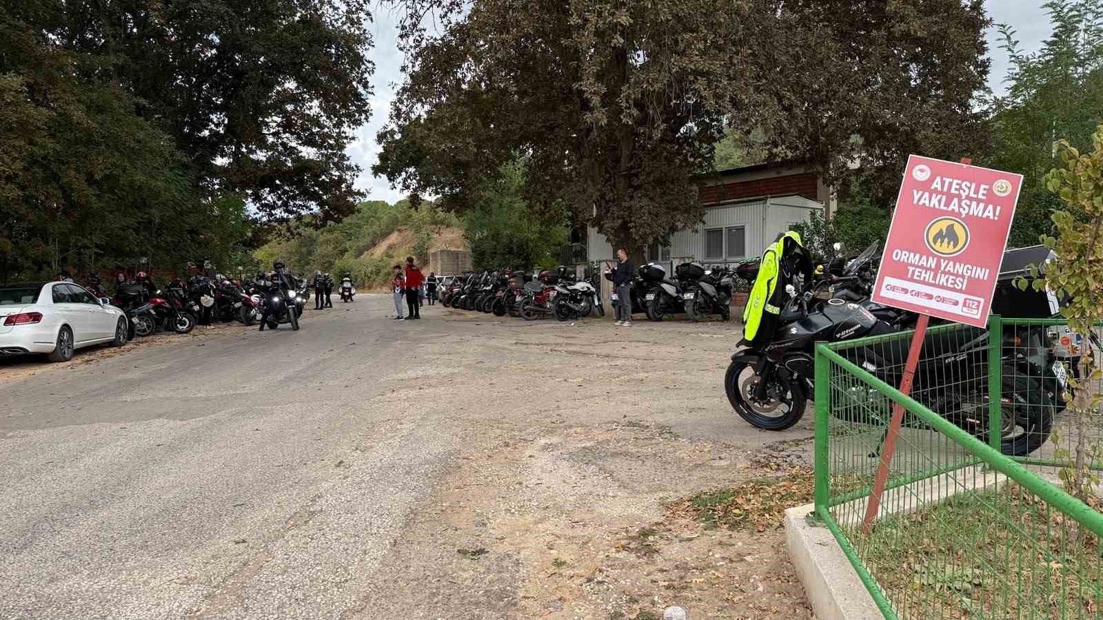 Motosiklet tutukunları Etili’de buluştu