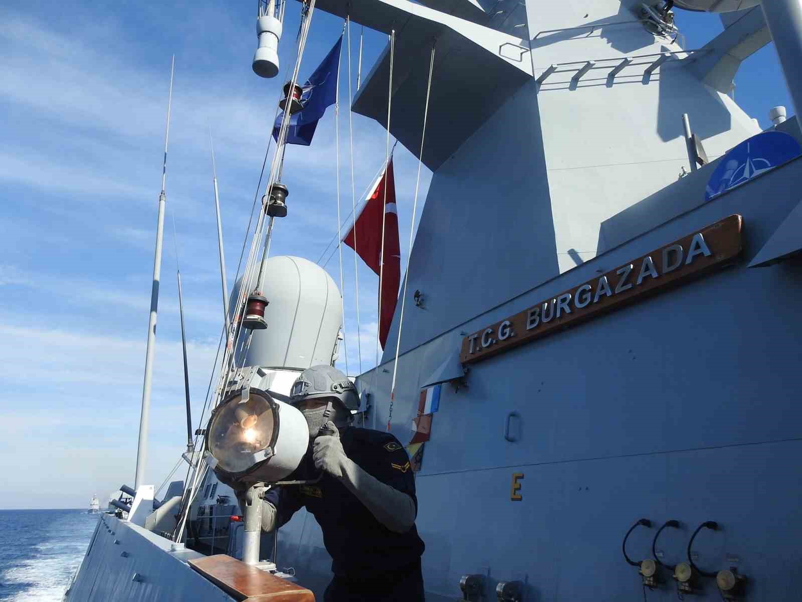 TCG Burgazada korveti NATO Daimî Deniz Görev Grubu-2’ye katıldı
