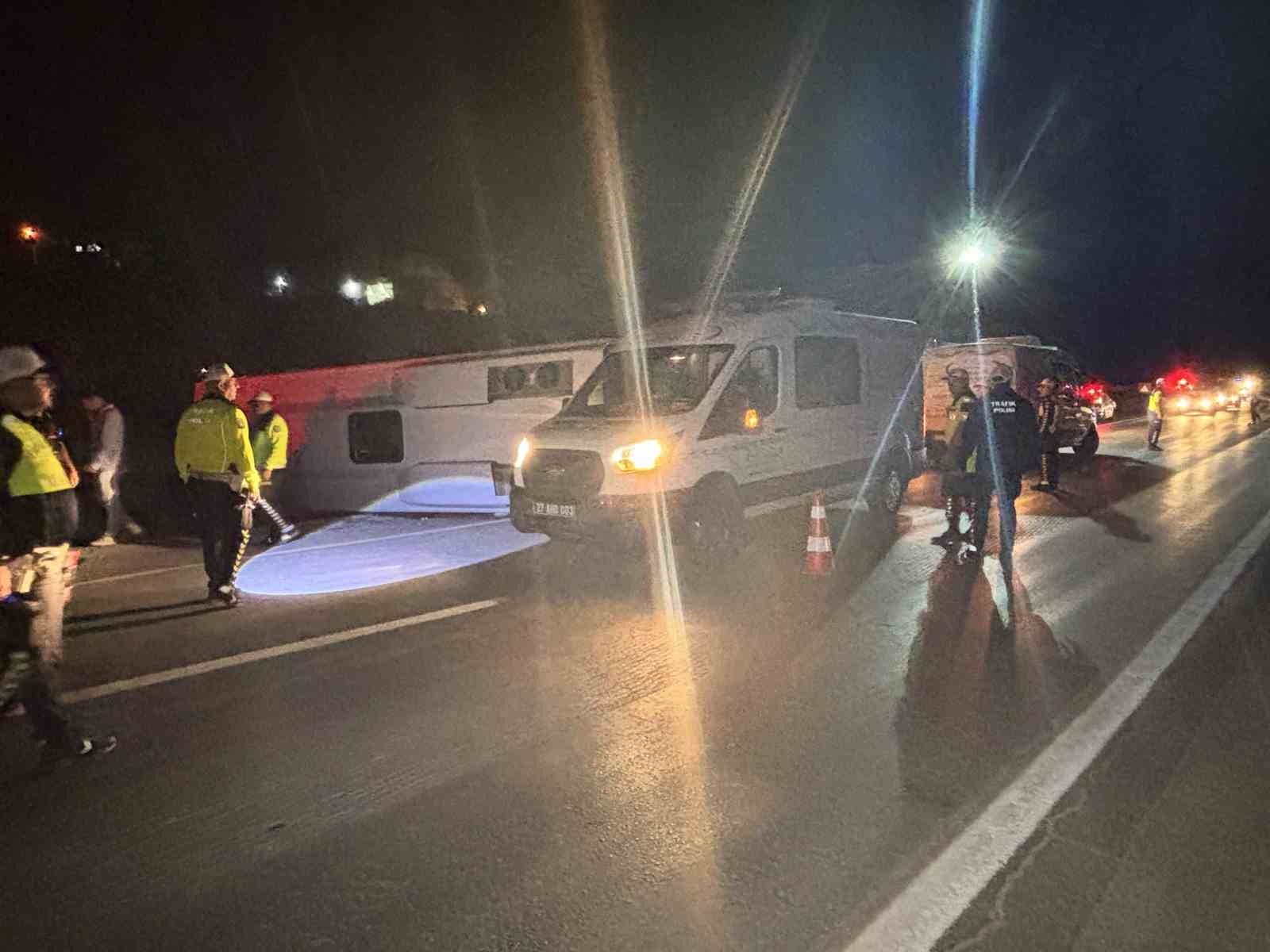 Gaziantep’te kazada hayatını kaybeden 7 kişinin cenazeleri morga kaldırıldı