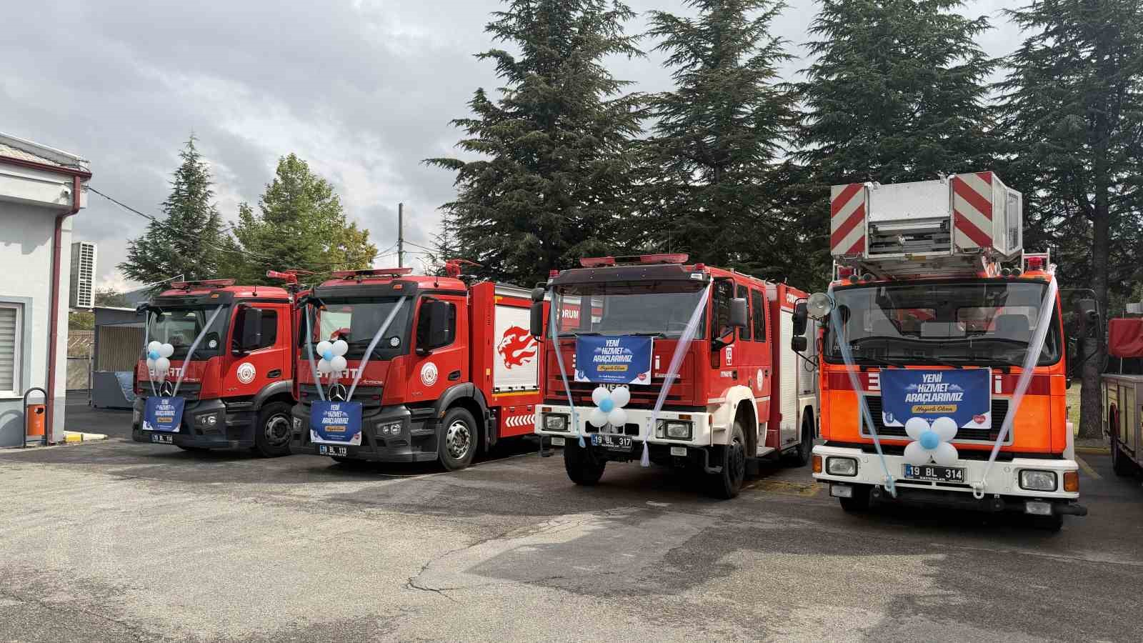 Başkan Aşgın, Çorum İtfaiyesi personelinin İtfaiye Haftası’nı kutladı