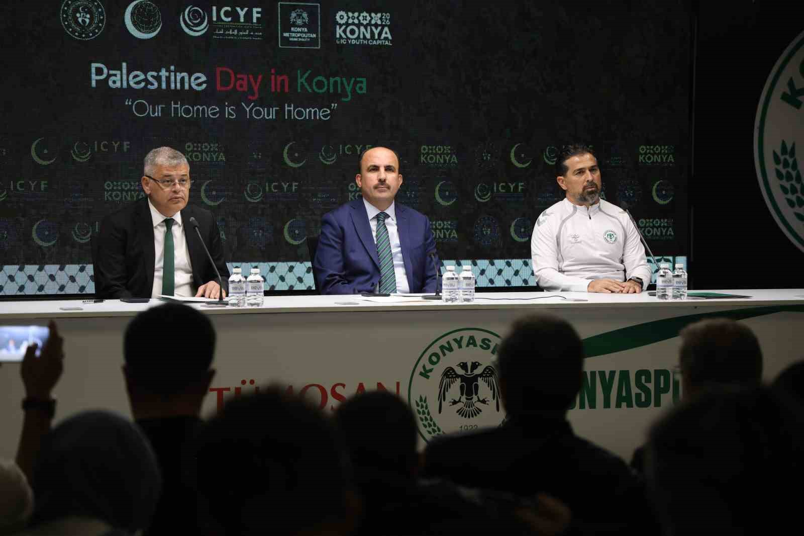 Konyaspor ile Filistin Milli Takımı arasında oynanacak maç için hazırlıklar tamam