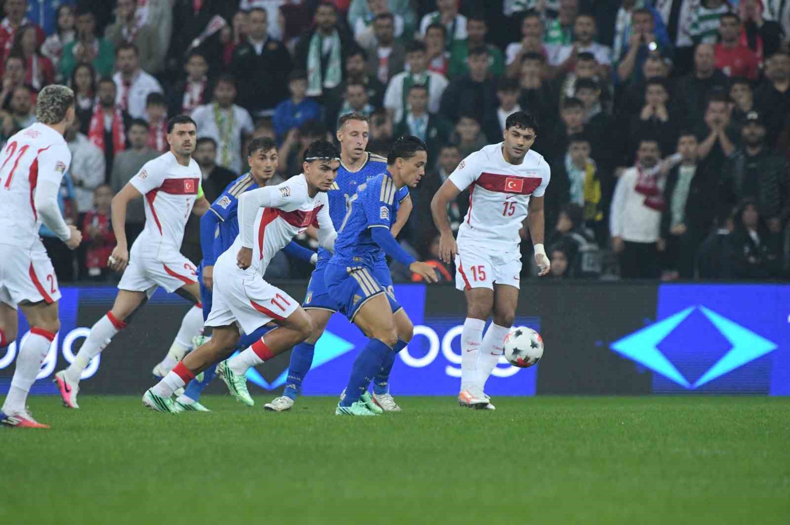 UEFA Uluslar Ligi: Türkiye: 0 - İtalya: 1 (Maç devam ediyor)