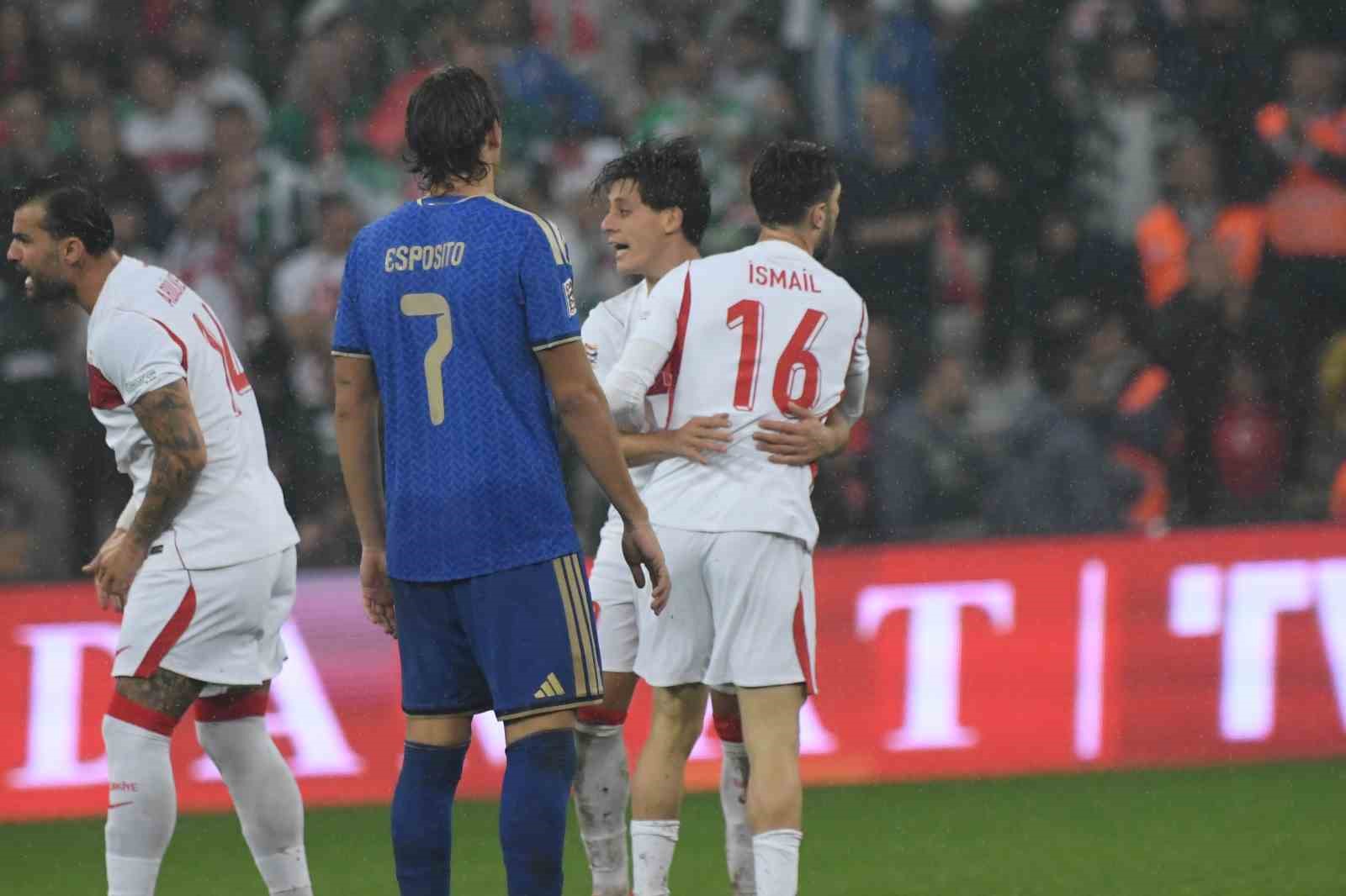 UEFA Uluslar Ligi: Türkiye: 1 - İtalya: 4 (Maç sonucu)