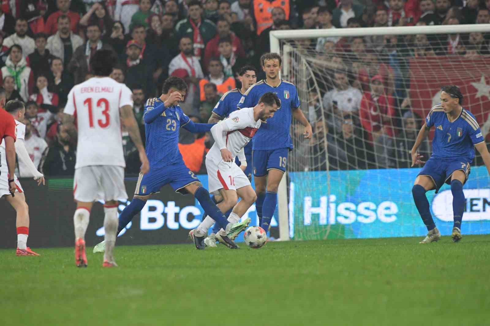 UEFA Uluslar Ligi: Türkiye: 1 - İtalya: 4 (Maç sonucu)