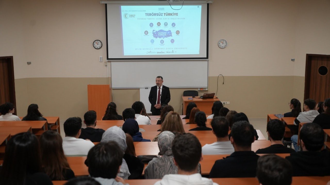 Prof. Dr. Kırışık: "Terörsüz Türkiye, enerjimizi bilime ve kalkınmaya yöneltmektir"