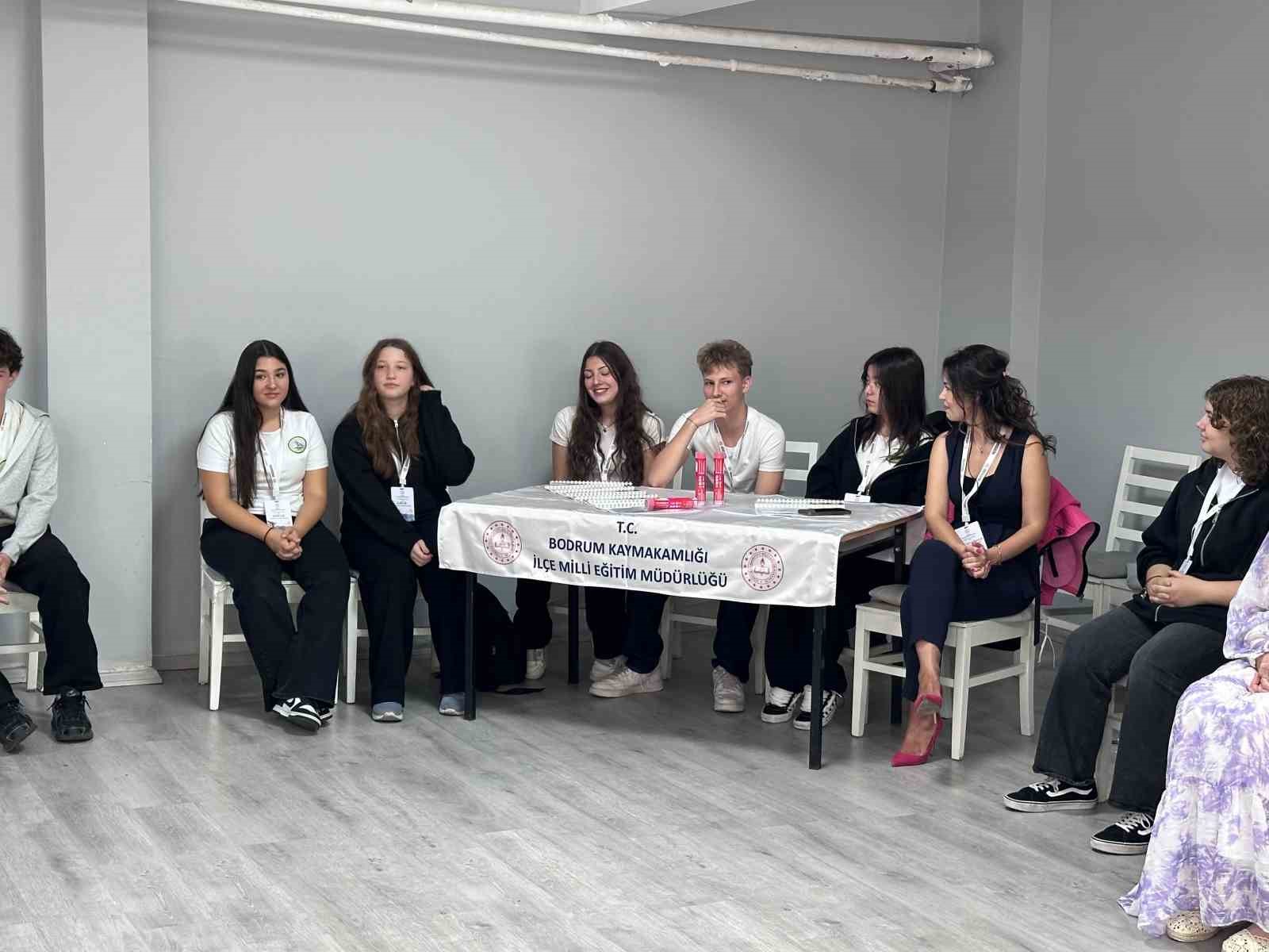 Bodrum’da Alman öğrenciler akranlarıyla bir araya geldi