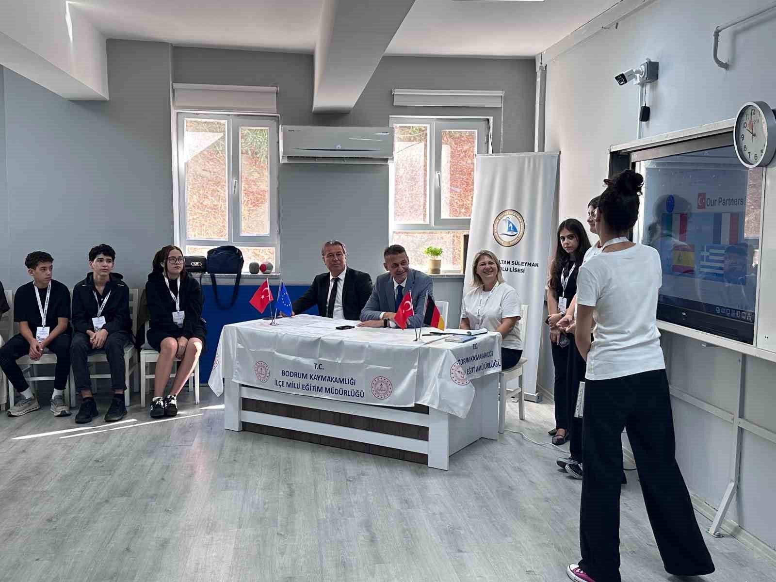 Bodrum’da Alman öğrenciler akranlarıyla bir araya geldi