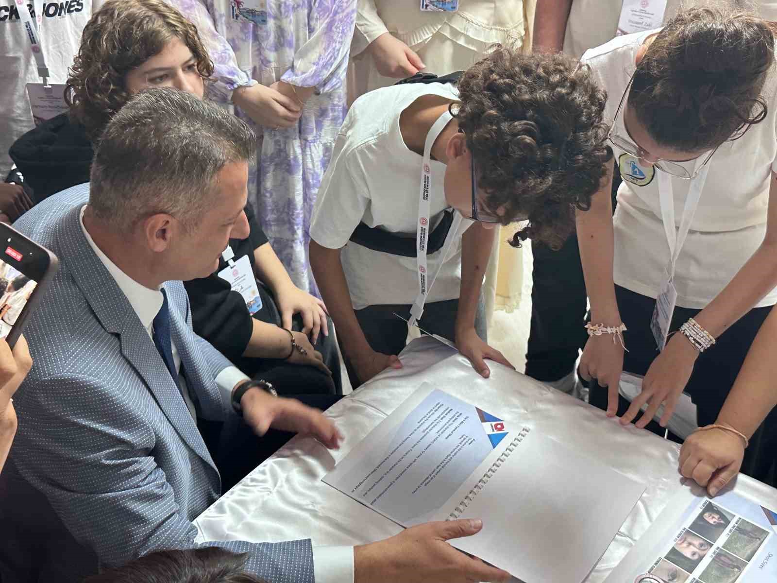 Bodrum’da Alman öğrenciler akranlarıyla bir araya geldi