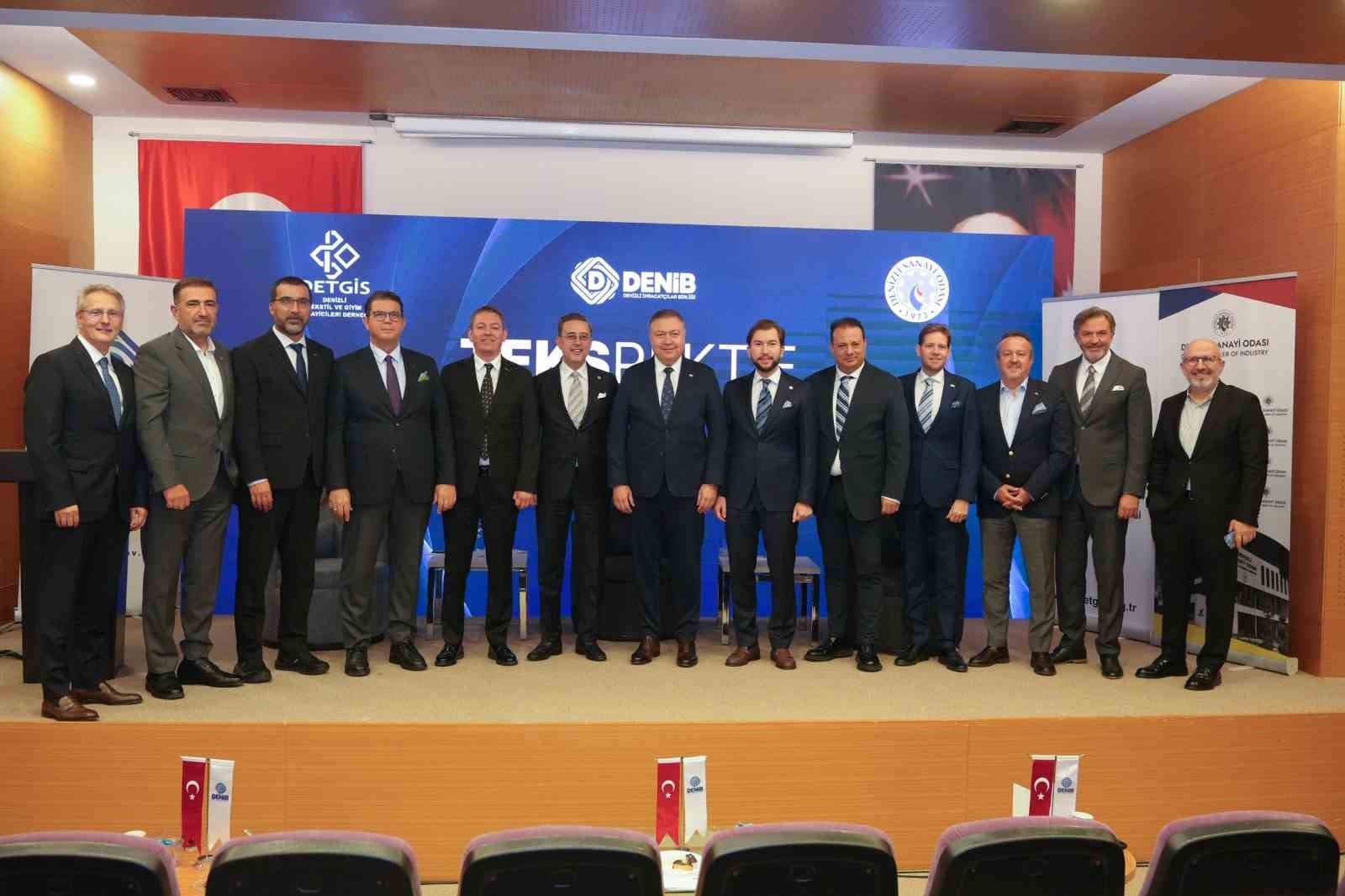 Tekstil ve hazır giyim sektörü Denizli’de bir araya geldi