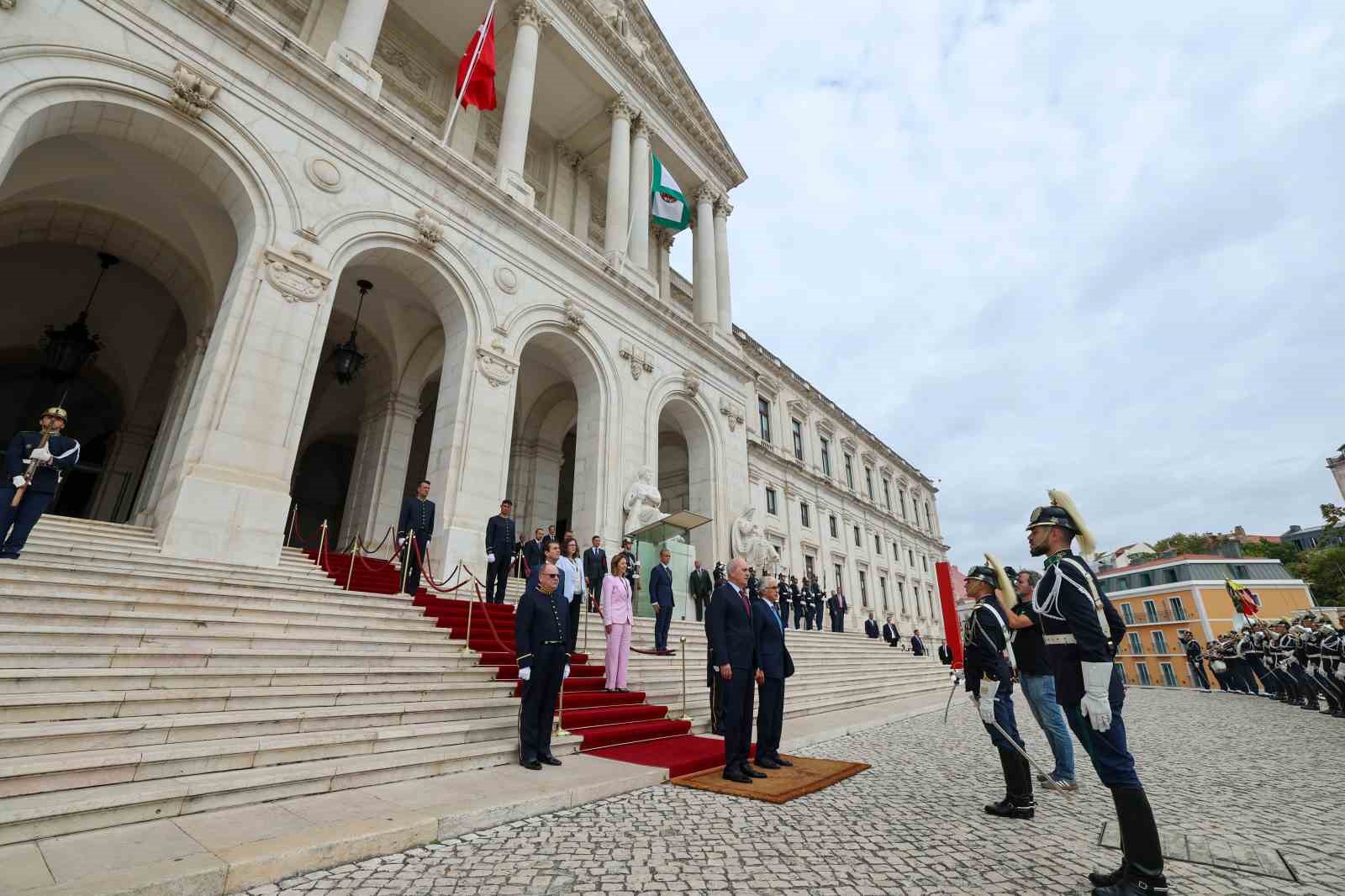 TBMM Başkanı Kurtulmuş, Portekiz Cumhuriyet Meclisi Başkanı Aguiar-Branco ile görüştü