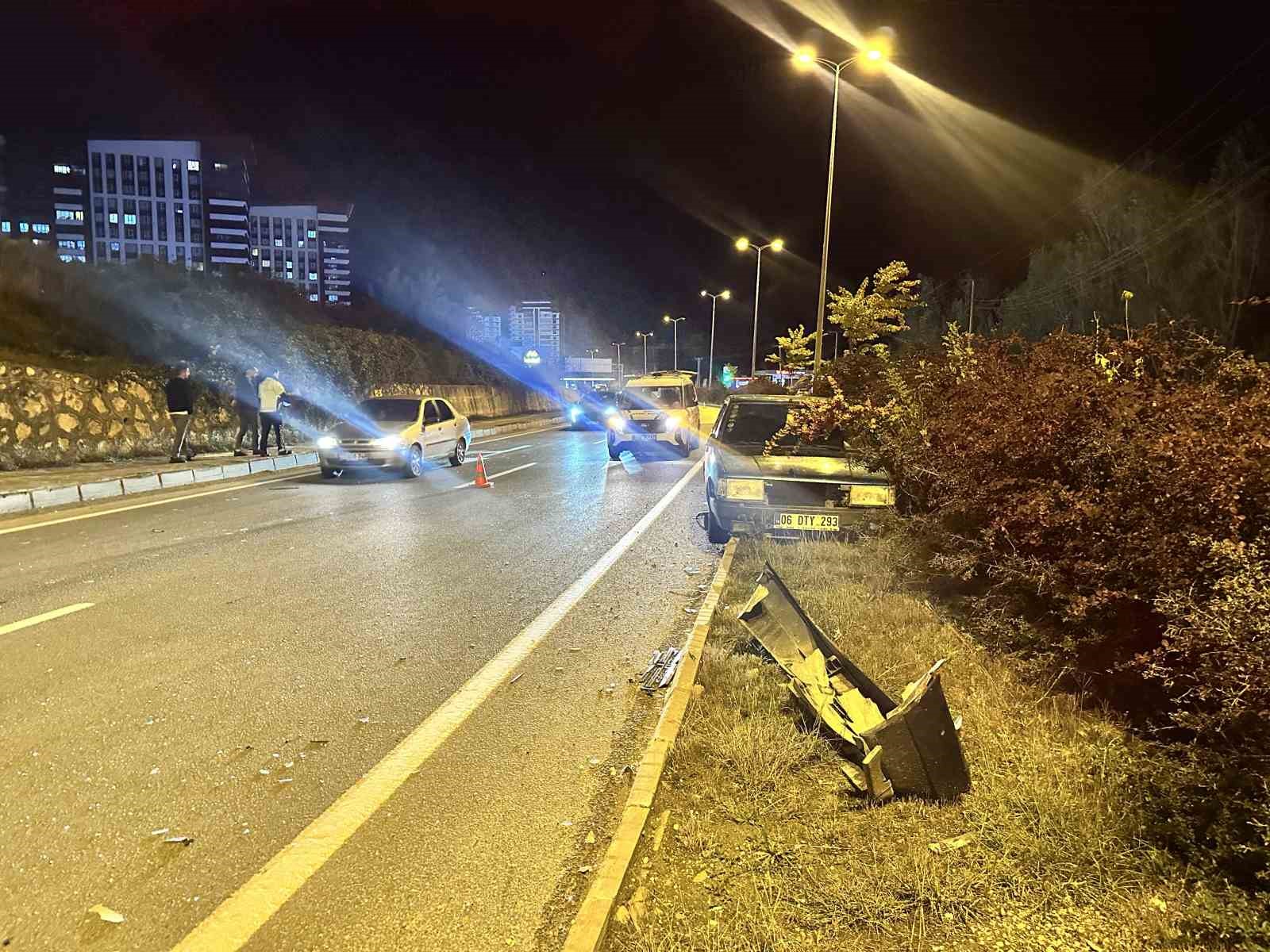 Kastamonu’da zincirleme trafik kazası: 1 yaralı