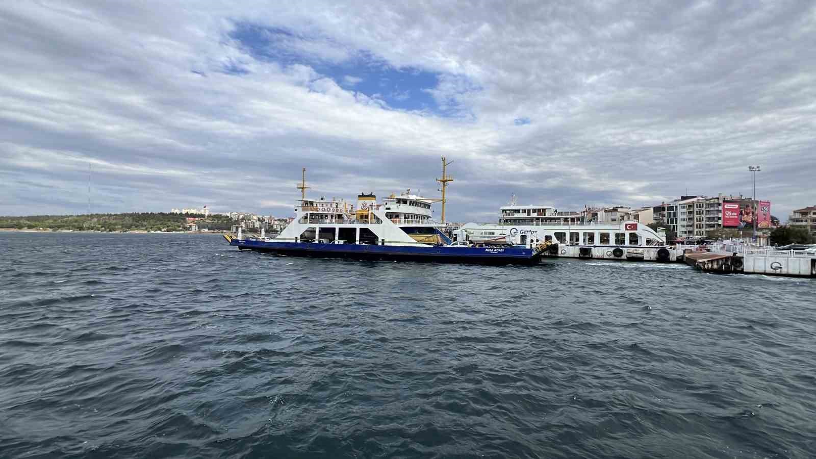 Gökçeada’ya yapılacak bazı feribot seferleri iptal edildi