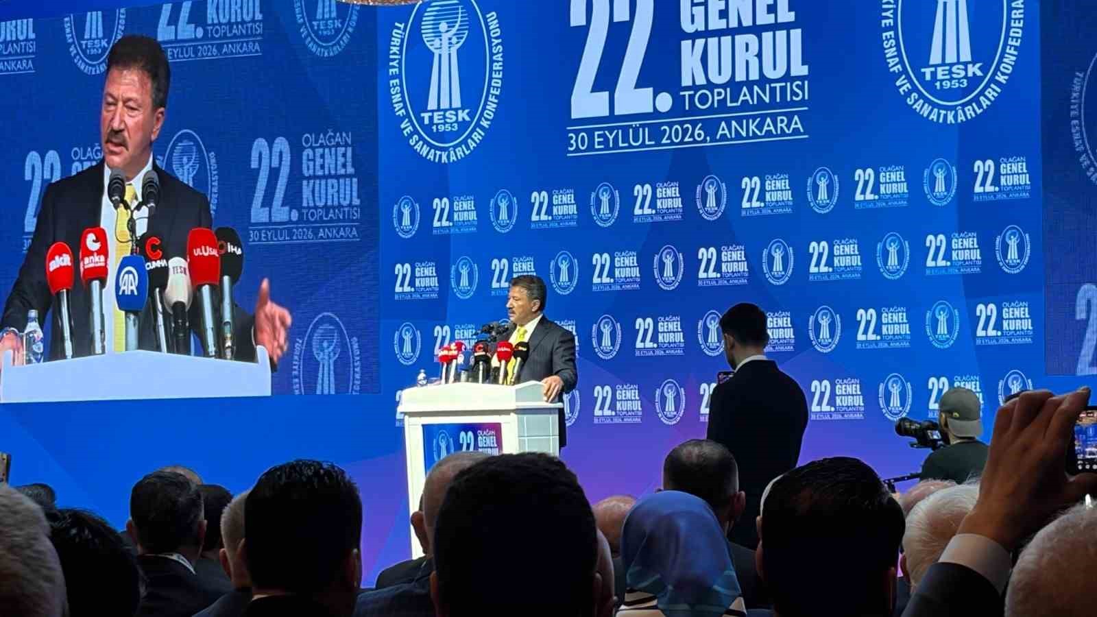 TESK’te koltuk değişimi: Yeni Başkan Mehmet Yiğiner oldu