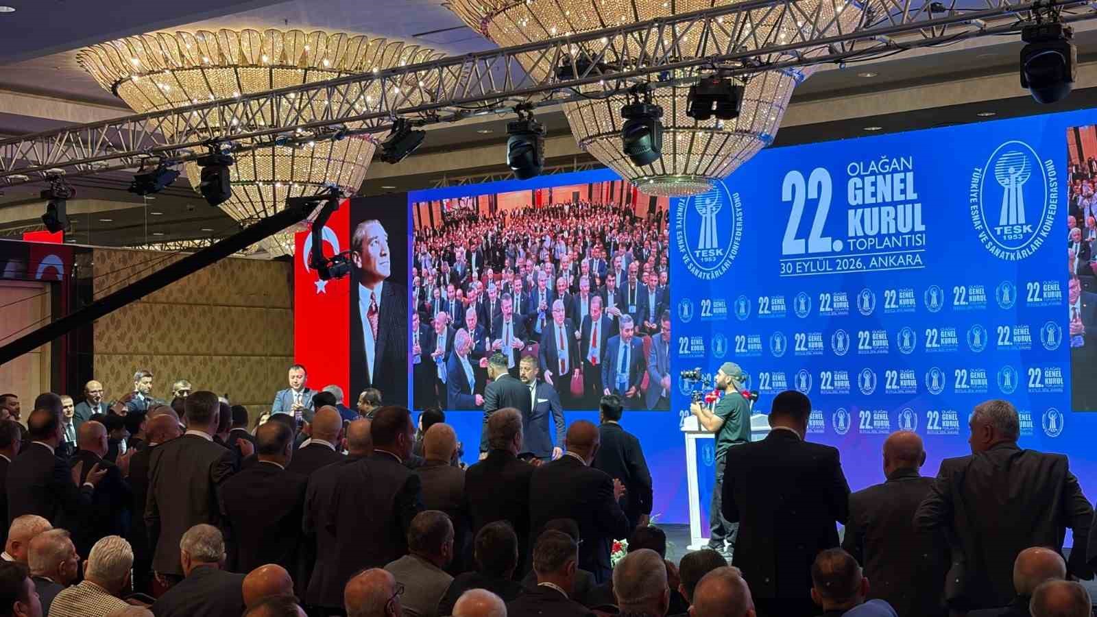 TESK’te koltuk değişimi: Yeni Başkan Mehmet Yiğiner oldu