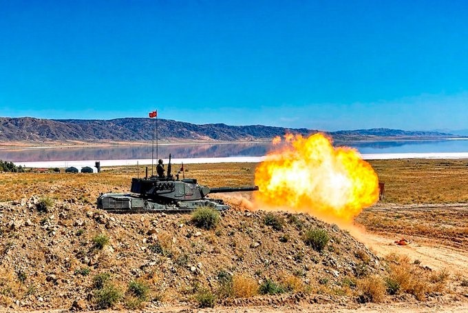 Ankara’da "Uygulamalı Taktik Eğitimleri ve Tank Topu Atışları" icra edildi
