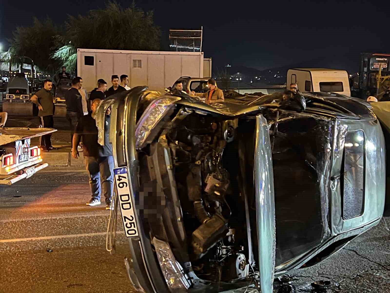 Kahramanmaraş’ta trafik kazası: 3 yaralı