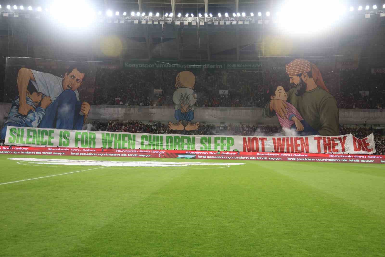 Konyaspor ile Filistin Milli Takımı arasındaki dostluk maçı berabere bitti