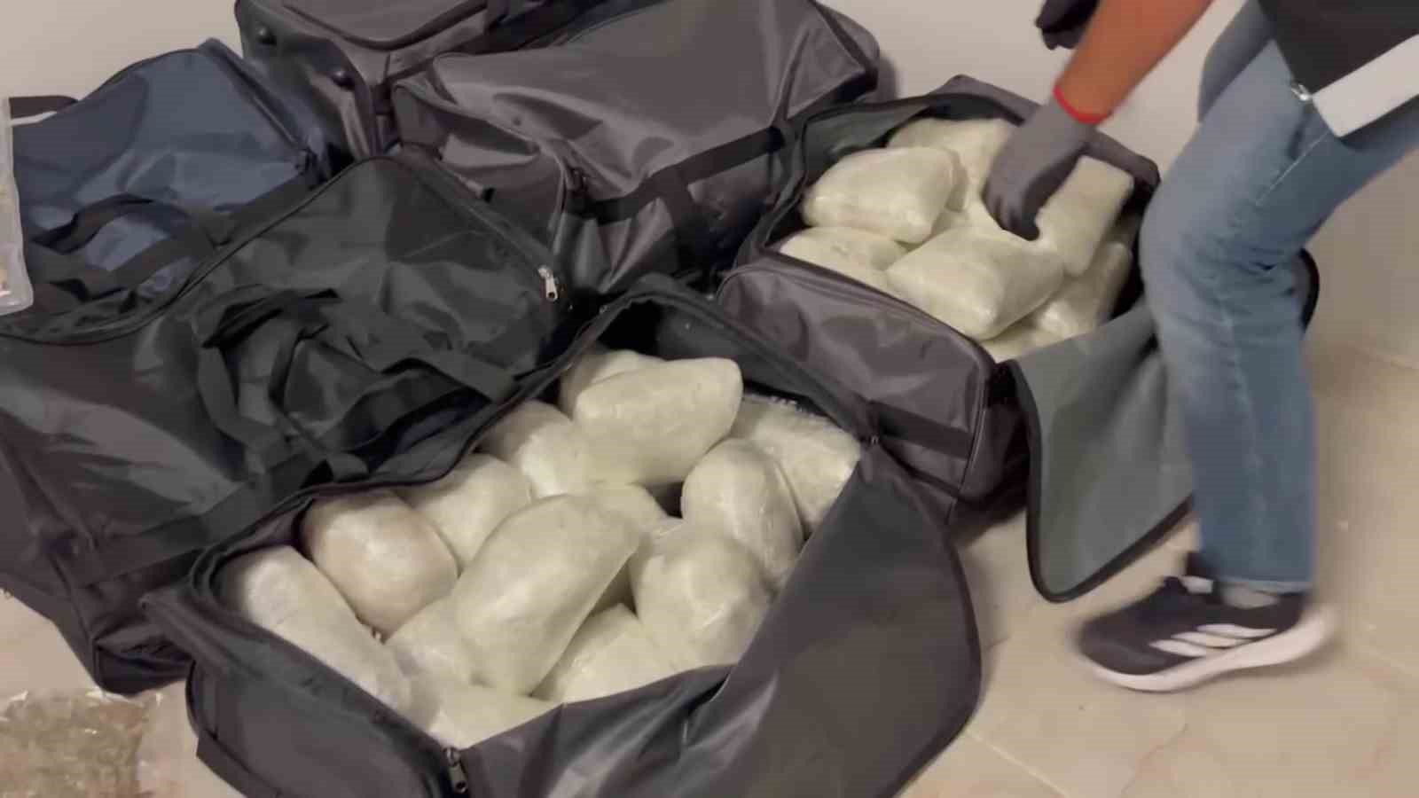 Adana’da dev operasyon: 100 kilogram esrar ele geçirildi