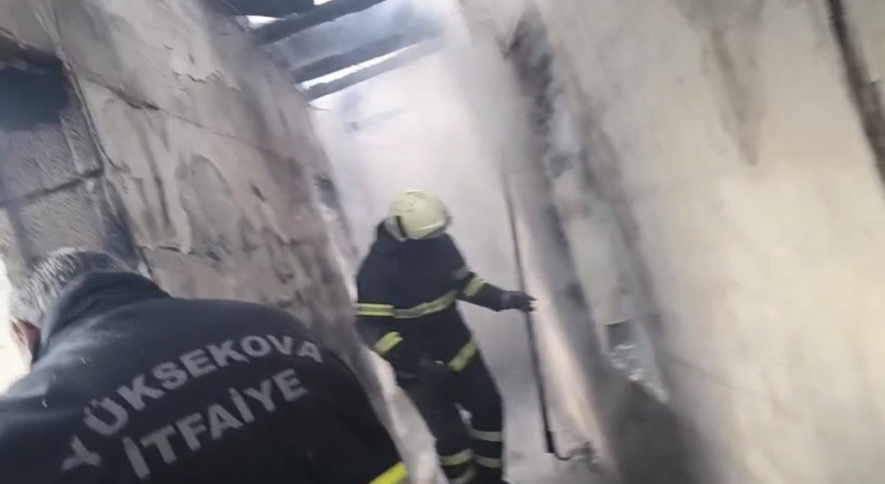 Dağlıca’da okulda korkutan yangın