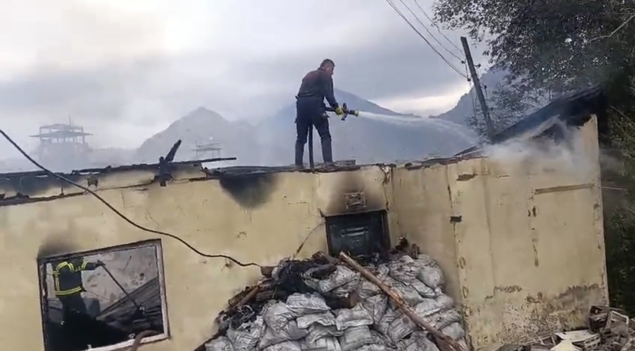 Dağlıca’da okulda korkutan yangın