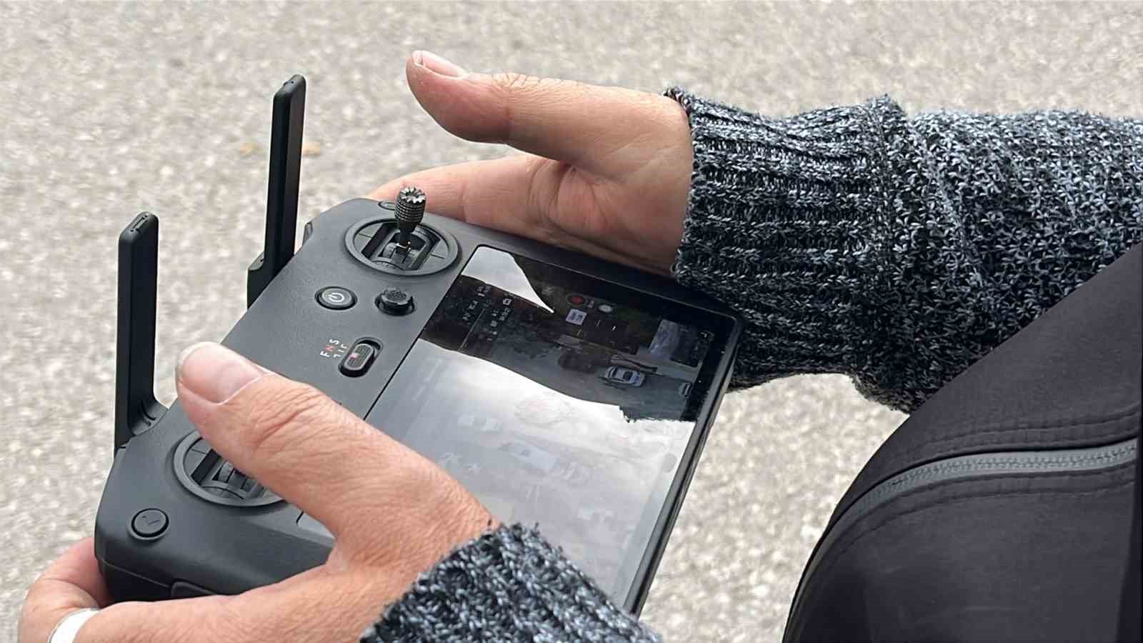 Çorum’da okul servislerine dron destekli denetim