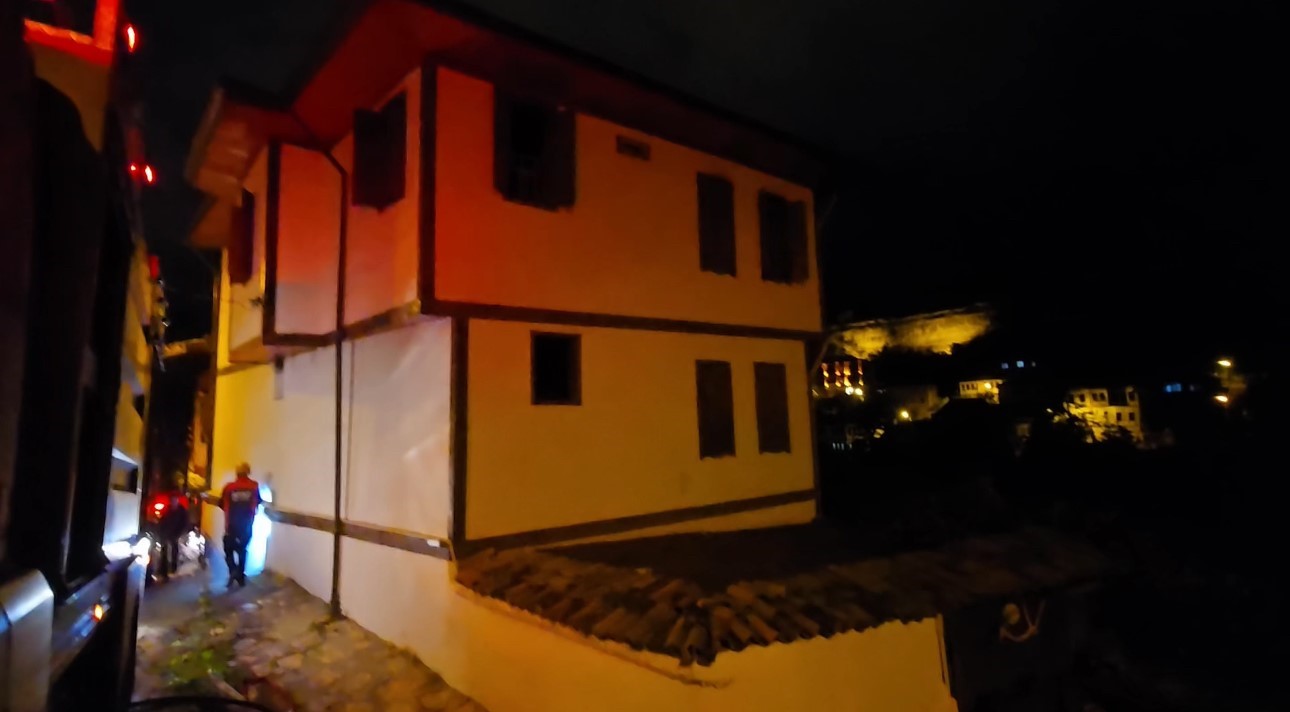 Safranbolu’da iki asırlık konakta yangın