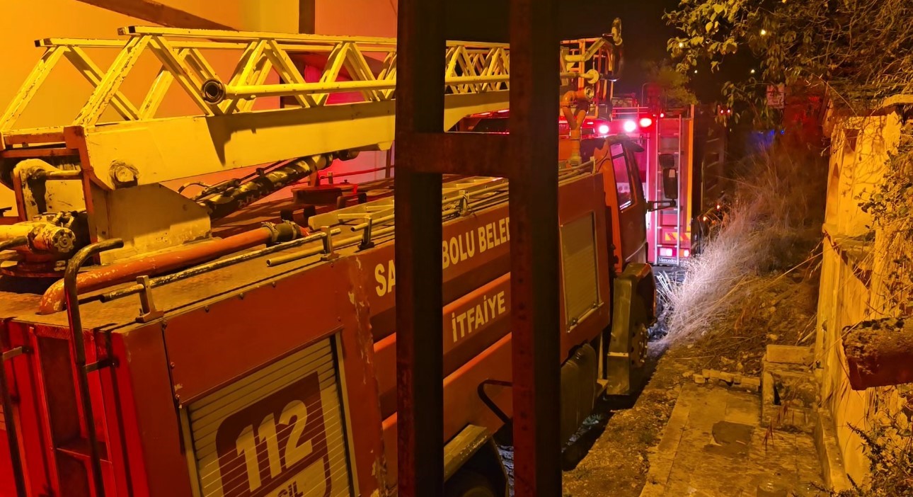 Safranbolu’da iki asırlık konakta yangın