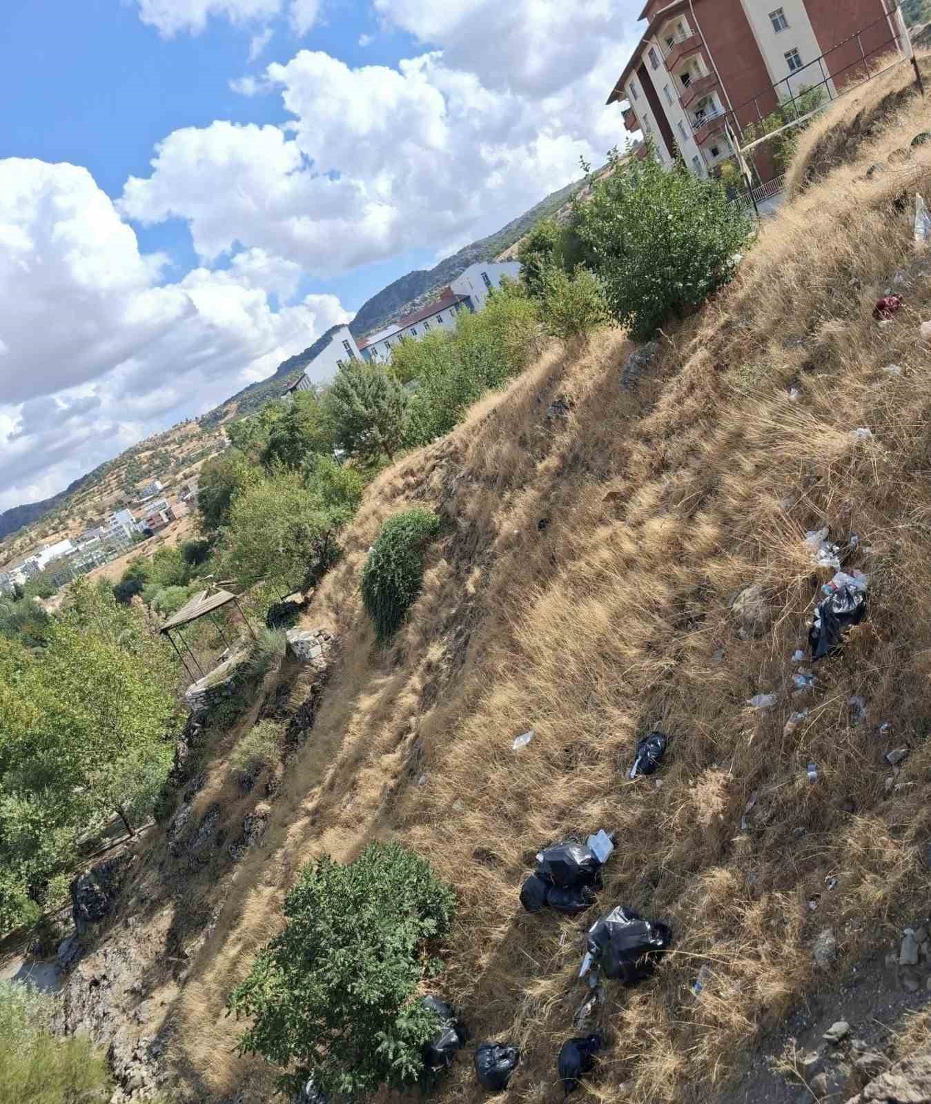 Tarihi Haburman Köprüsü civarına dökülen çöpler tepkiye neden oldu