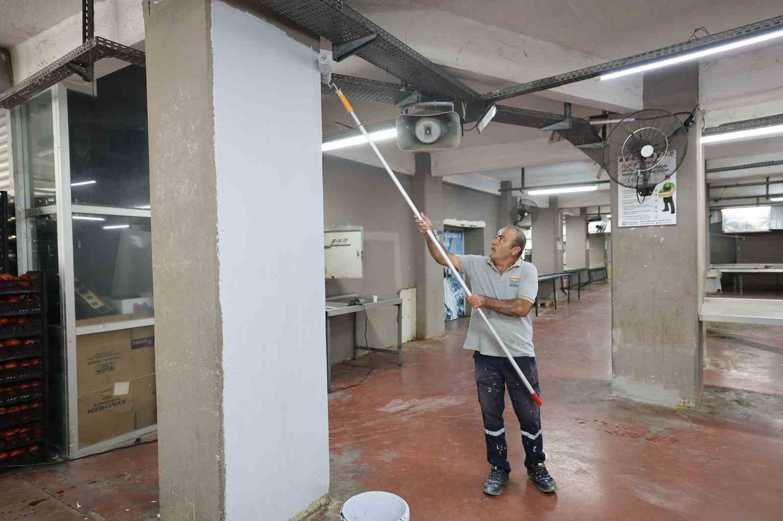 Marmaris Kapalı Pazaryerinde yenileme çalışması tamamlandı