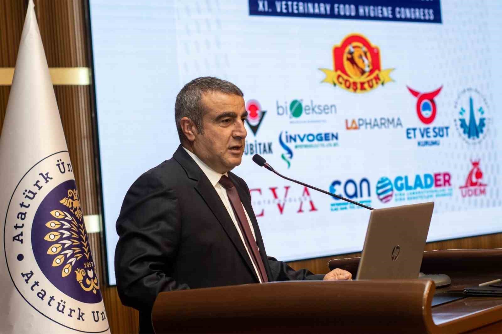 Uluslararası katılımlı veteriner gıda hijyeni kongresinin 11’incisi Atatürk Üniversitesinin ev sahipliğinde gerçekleştirildi